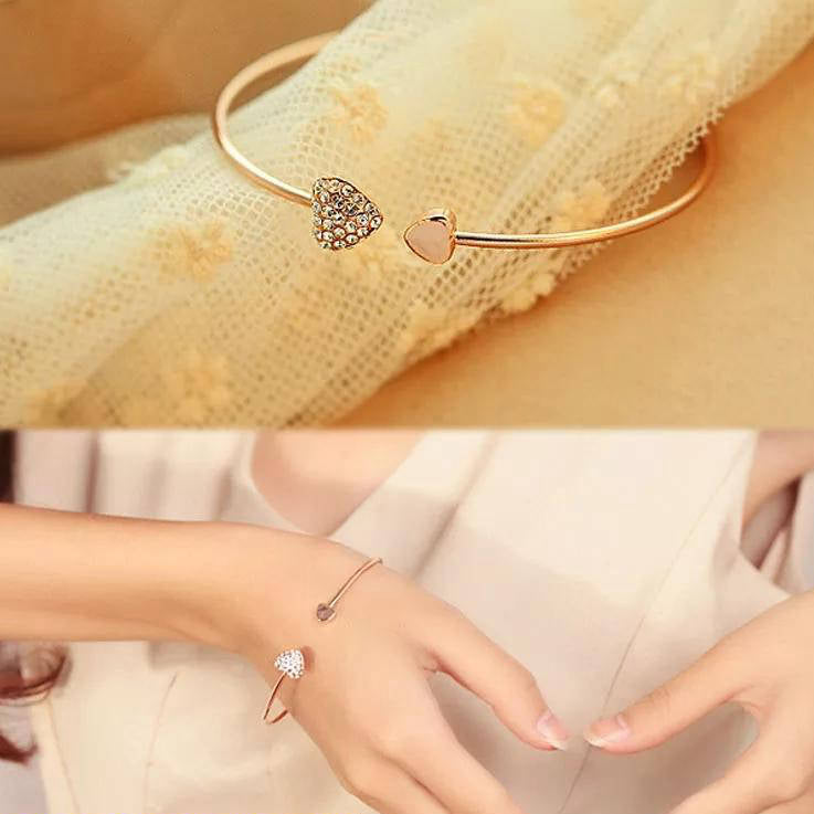 Double Heart Love Bracelet