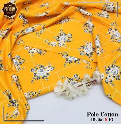 Pcs Women's Unstitched winter Printed Suit