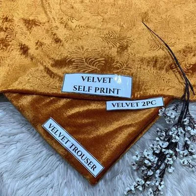 2 Pcs Women's Unstitched Printed Suit