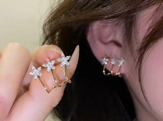 Star shape earrings