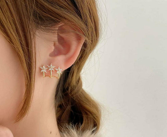 Star shape earrings