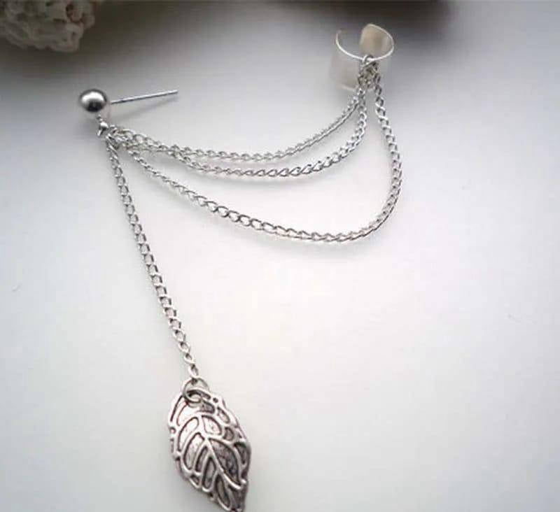 Trendy silver Earcuffs